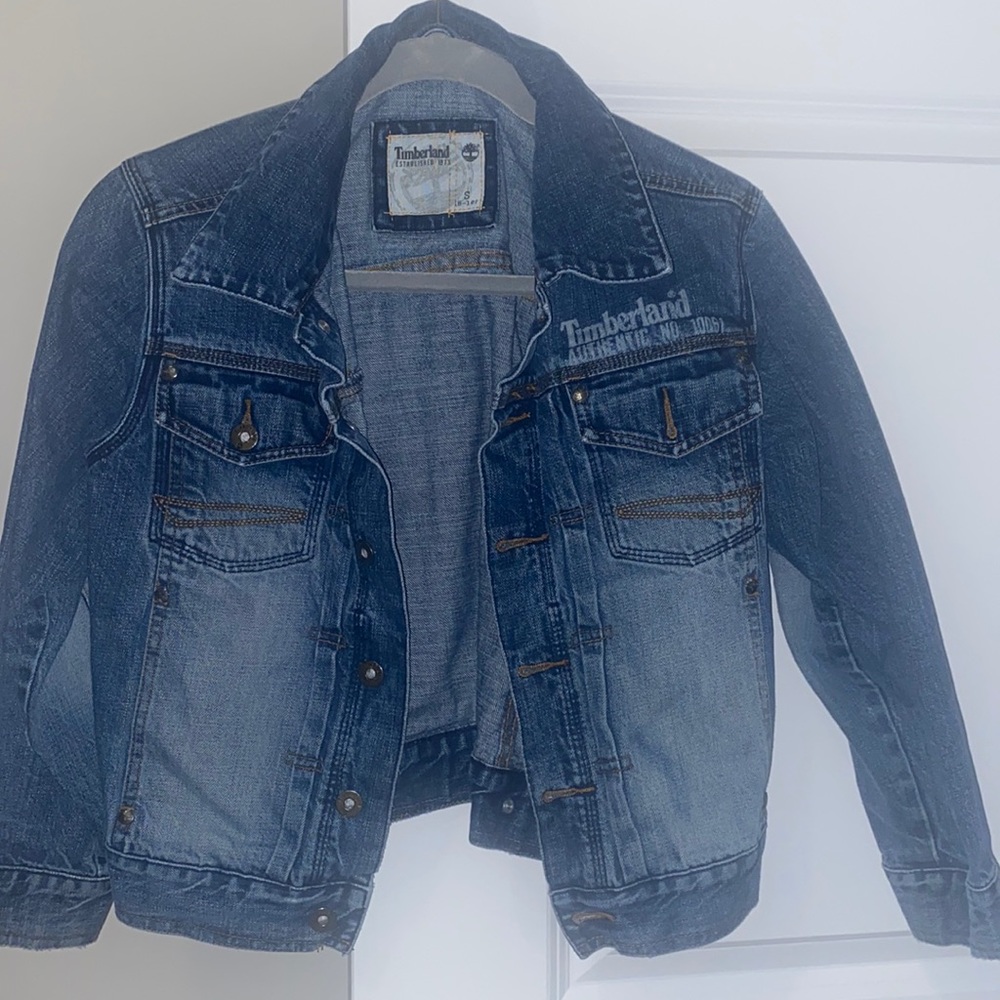 Boys Denim Timberland Jacket